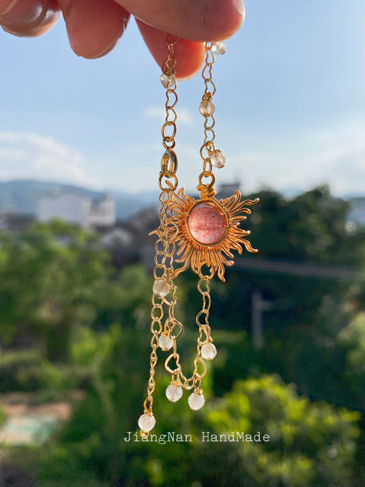 Magic Sun Bracelet - Wire Wrapped Jewelry with 14K Gold Filled